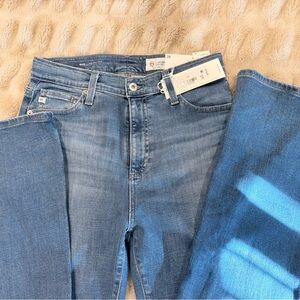 NWT AG Adriano Goldschmied Light Blue Flare Jeans
